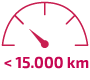 Under 15.000 km